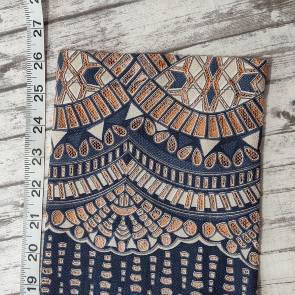 NWOT BCBGMaxAzriaAllina Printed Dress Dark Ink Combo - Picture 8 of 13